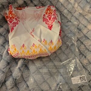 Colorful Maxi Dress Pink and Yellow Patterns